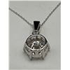 Image 5 : $5150 APPRAISED 5.00 CARAT SOLITAIRE PENDANT & CHAIN