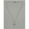 Image 3 : $1100 APPRAISED 1.00 CARAT CROSS PENDANT AND CHAIN SET