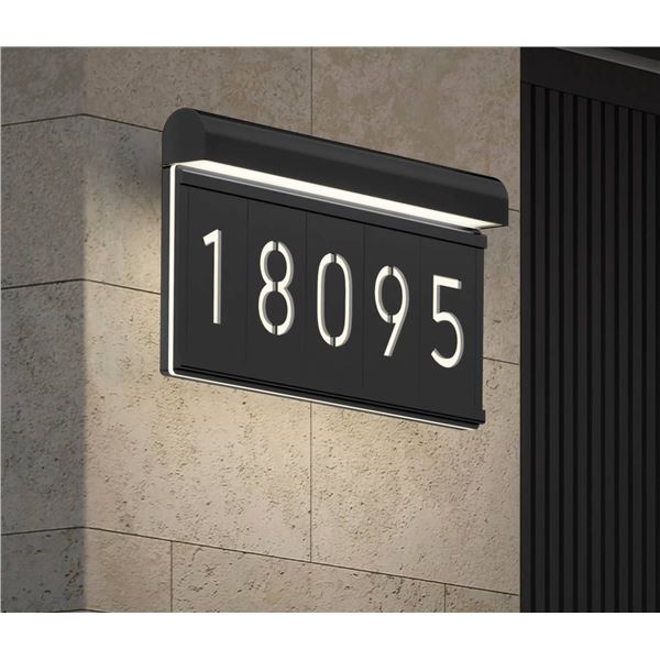 Artika Bowie LED Address Sign with Motion Sensor