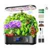 Image 1 : Ahopegarden Hydroponics Growing System Kit Indoor Herb Garden with Grow Light 12 Pods, with LCD Touc