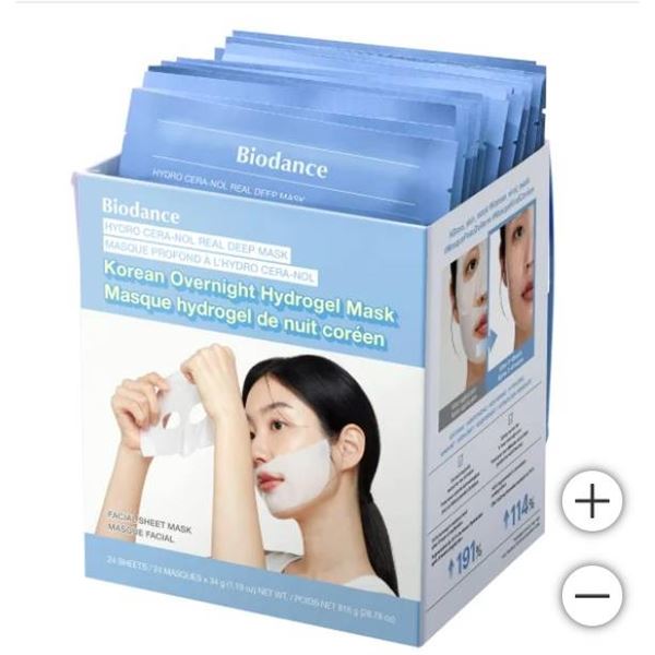 Biodance Hydrogel Cera-Nol Deep Mask, 24-sheets