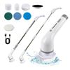 Image 1 : Leebein Electric Spin Scrubber, Cordless Cleaning Brush with 7 Replaceable Brush Heads, Adjustable &