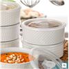 Image 1 : Case of 6 Signature Housewares Storage Bowls With Vented Lids