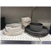 Image 2 : 12 Assorted Pieces ofMaison Neuve Windsor Stoneware Ceramic Dinnerware Pieces