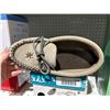 Image 4 : Eugene Cloutier Laurentian Chief Moccasins, Model 8536GRL, Size 7, Suede, Grey