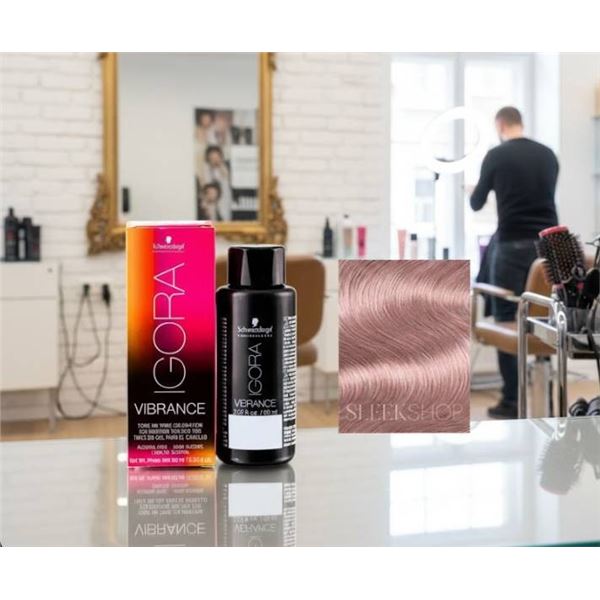 Lot of 60 – Schwarzkopf Igora Vibrance Tone on Tone 9.5-19 Hair Color, Alcohol-Free, 60 ml