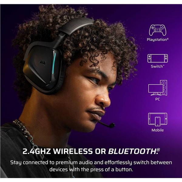 Corsair Void Wireless v2 Gaming Headset with Dolby Atmos and Bluetooth