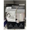 Image 3 : Beautyrest Platinum Grommet 100% Blackout Curtain Panel Pair, 52in x 90in, White 2Pack