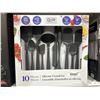 Image 2 : GIR Essentials 10-Piece Silicone Utensil Set – Gray