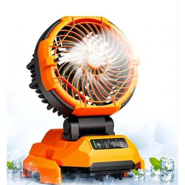 Powdeom X69 SprayPortable Misting Fan, 30000mAh Rechargeable Battery Powered Oscillating Cooling Fan