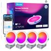 Image 1 : Govee 4 Inch Smart Recessed Pot Lights, Wi-Fi & Bluetooth RGBWW Dimmable LED Downlights, 16 Million 
