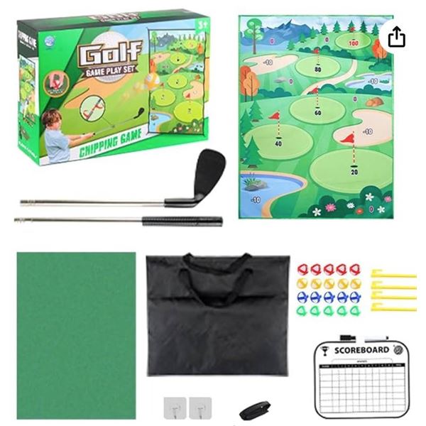 Golf Game Play Set Chipping Game for Ages 3 and Up