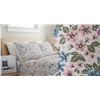 Image 1 : Comey 9800 King Size Sheet Set – Floral Design 4PC