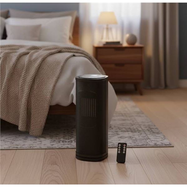 Portable Electric Space Heater, Space Heaters for Indoor Use with Thermostat, Remote