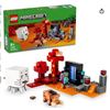 Image 1 : LEGO Set 21255 Minecraft The Nether Portal Ambush with 352 Pieces