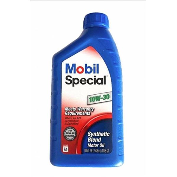 Mobil Special 10W-30 Synthetic Blend Motor Oil 1 Liter (6 Pack)