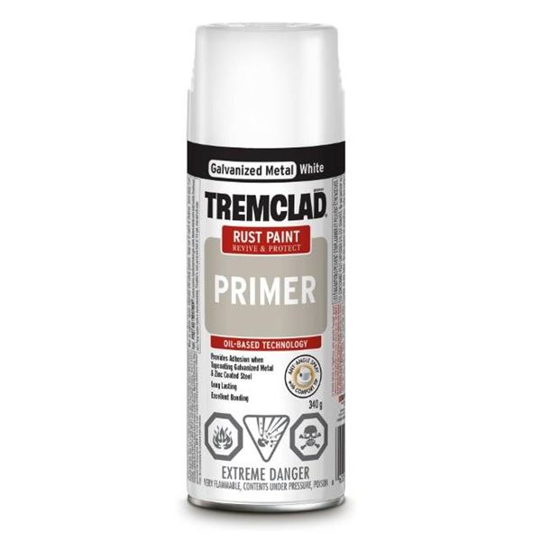 Rust-Oleum Tremclad 6X340GM Galvanized White Primer Spray Paint