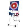 Image 1 : East Point Light Up Axe Throw Set with 1 x Light Up Axe Throw Target, 8 x Light Up Throwing Axes, 6 