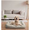 Image 1 : Kirkland Signature 32″ X 42″ Channeled Bolster Pet Bed