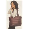 Image 1 : Lole Puffer Tote Bag With Integrated Luggage Strap and Laptop Pocket