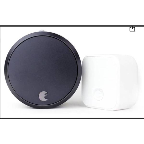August Smart Lock Pro with Connect Wi-Fi Bridge and Apple Homekit Compatibility