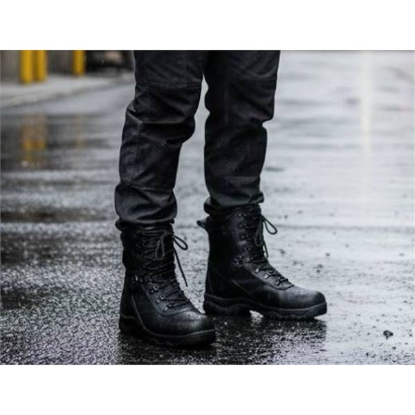 Rothco 8-Inch Forced Entry Side Zip Tactical Boot, Size 9, Black