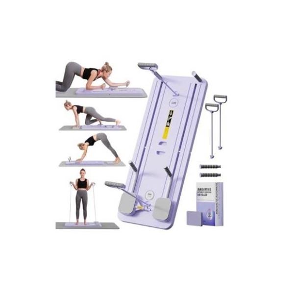 Automatic Rebound Foldable Ab Machine With Knee Pad and Push-Up Board