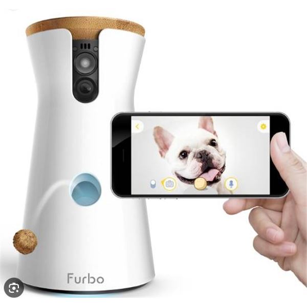 Furbo Dog Camera with 360-Degree View and Treat Tossing Capability