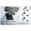 Image 2 : Shcngqio Full HD 1080P Webcam with Built-in Mic and Privacy Cover