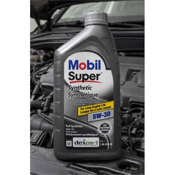 Mobil Super Synthetic 5W-30 Full Synthetic Motor Oil, 1L, 6-Count
