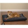 Image 1 : Rectangular Memory Foam Dog Bed-  Black 3’x2′