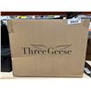 Image 2 : Three Geese Two-Pack White Goose Feather Pillows, King Size, Model X001EDNCOD