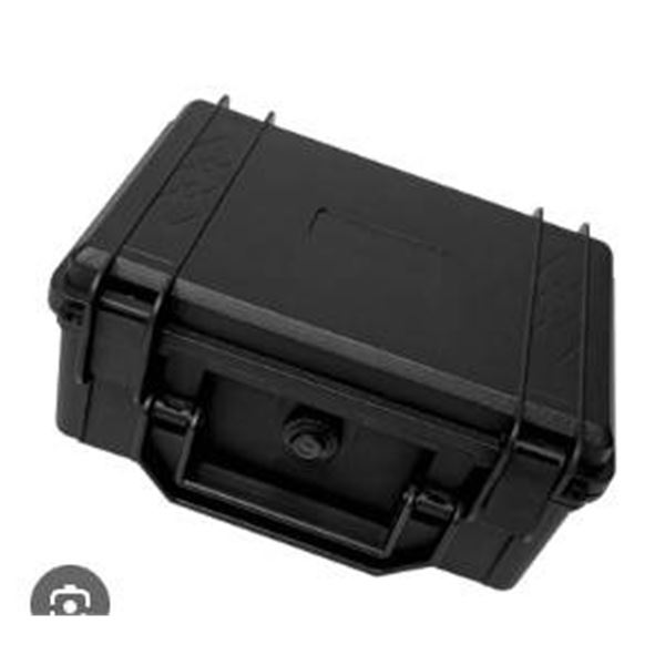 Black Hard-Shell Protective Case with Customizable Foam Insert