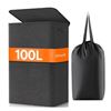 Image 1 : Lifewit 100L Plastic Laundry Hamper with Lid