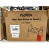 Image 2 : PopWise Toilet Seat Riser for Seniors With Adjustable Design, Model FZK-180002