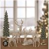 Image 1 : Deer Family with Trees Six-Piece Set Decorative Figurines