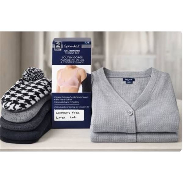 Women’s Clothing Items Including Puma Bikini and Splendid Bras