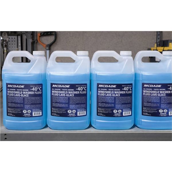 McDade Auto Windshield Washer Fluid for All Seasons – 4×3.78L