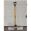 Image 2 : Garant PRO UHMW Snow Pusher with Yellow Handle and White Blade