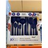 Image 2 : GIR Essentials 10-Piece Silicone Utensil Set in Blue