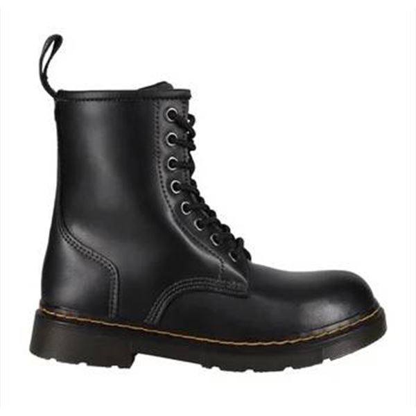 Prospector Black Leather Boots, Size 6 (Ladies), Style 1317428