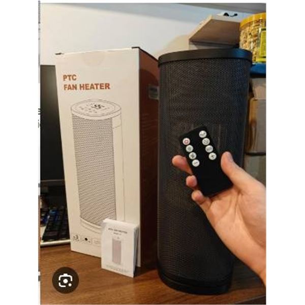 PTC Fan Heater with 3 Speeds and Safety Features