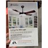 Image 2 : Ropelux Ceiling Fan With Light, 45-Inch, Bluetooth, Remote Control Compatible