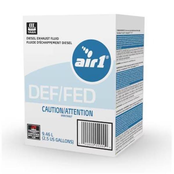 Air1 DEF/FED Diesel Exhaust Fluid 9.46L (2.5 US Gallons)