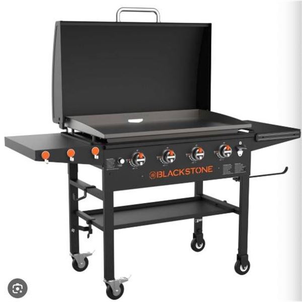 Blackstone 36-Inch Flat Top Griddle Cooking Station With 4 Burners