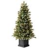 Image 1 : 4.5 FT Artificial Potted Tree with Radiant Micro LED Lights