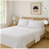 Image 1 : Comfy Bamboo World Queen Sheet Set with 2 Pillowcases-White
