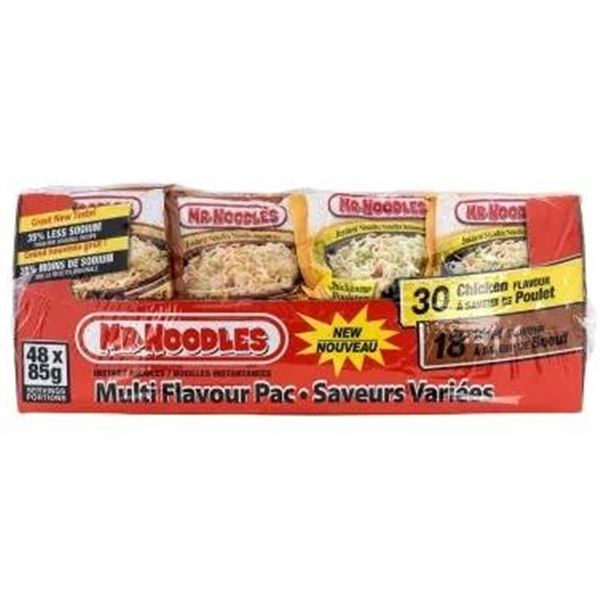 Mr. Noodles Multi Flavour Pack with 48 Individual Servings