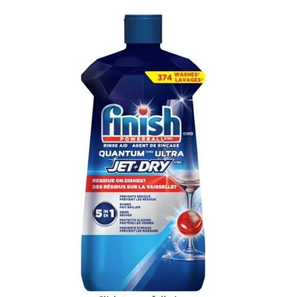 Finish Jet-Dry Quantum Ultra Rinse Aid, 2 x 1.12L