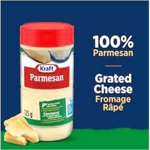 Kraft Parmesan Grated Cheese 6x125g
